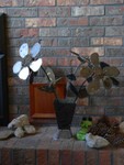Fleurs - one of the things I did with the plasma cutter,  MIG welder, brake, jump shear, grinder, etc.