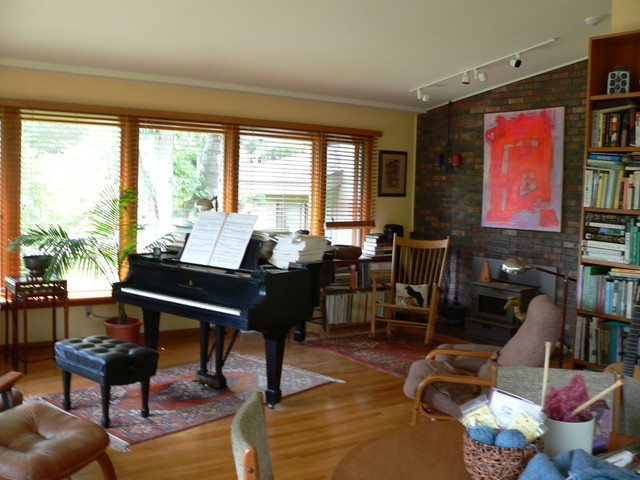Living room - Cobie's painting.