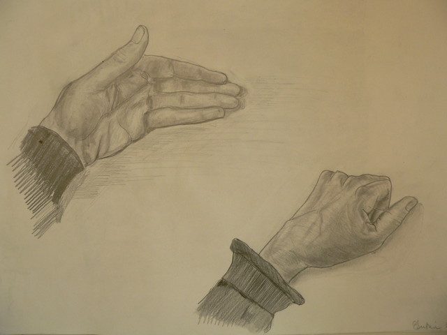 Hands.